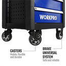 WORKPRO 255PC CABINET TOOL SETS-EVA TRAY
