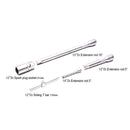 HARDEN 77PCE METRIC 1/2" & 1/4" DR SOCKET SET
