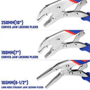 WORKPRO LOCKING GRIP PLIER SET 4PC