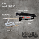 SOLDERING IRON, 240V, 80W