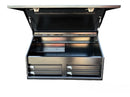 STAFFORD INDUSTRIAL 4 DRAWER 1300MM ANGLED BLACK TOOL BOX FRONT COVER