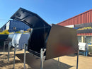 STAFFORD INDUSTRIAL UTE CANOPY 1200MM X 1780MM X 1000MM ALU BLACK 2 DOOR 3MM