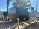 STAFFORD INDUSTRIAL UTE CANOPY 1200MM X 1780MM X 1000MM ALU BLACK 2 DOOR 3MM