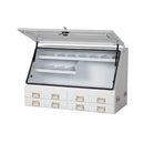 UPRIGHT TRUCK BOX 4 DRW WHITE