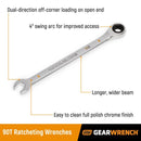 5/8" 90-TOOTH 12 POINT RATCHETING COMBINATION WRENCH
