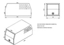 STAFFORD INDUSTRIAL DOGBOX 900MM X 1780MM X 1000MM BLACK