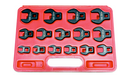 T&E  15 Piece Metric OpenEnd Crowsfoot Wrenches