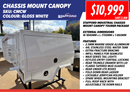 STAFFORD INDUSTRIAL CHASSIS MOUNT CANOPY WHITE