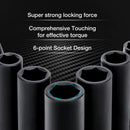 DURATECH 10-Piece3/8" Drive SAE Impact Sockets Set