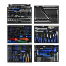 CONTOUR® TROLLEY TOOL KIT 454 PIECE 12 DRAWER (60") BLACK