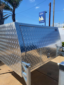 STAFFORD INDUSTRIAL UTE CANOPY 1600MM X 1780MM X 1000MM ALU FLAT 2 DOOR  3MM