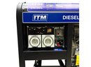 ITM DIESEL GENERATOR OPEN FRAME 6500W PEAK ELECTRIC START