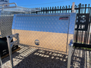 STAFFORD INDUSTRIAL UTE CANOPY 1600MM X 1780MM X 860MM ALU CHECKER PLATE 2 DOOR  3MM