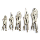 WORKPRO 5PCE CR-V LOCKING GRIP PLIER SET