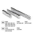 WORKPRO 39PC 1/4" +3/8"DR. Socket Set