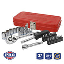WORKPRO 37PCE 1/4" SOCKET SET
