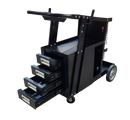 STAFFORD WELDING TROLLEY WITH DRAWS 71X42X66X85CM