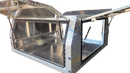 STAFFORD INDUSTRIAL UTE CANOPY 1800MM X 1780MM X 860MM ALU CHECKER PLATE 3 DOOR
