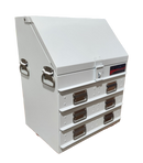STAFFORD INDUSTRIAL TC550 SERIES UTE BOX 3 DR WHITE UTE BOX ANGLED