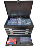 STAFFORD INDUSTRIAL WORKPRO ROLLER CABINET 300PCE TOOLKIT BLACK