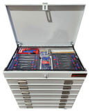 STAFFORD INDUSTRIAL WORKPRO ROLLER CABINET 300PCE TOOLKIT WHITE