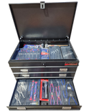 STAFFORD INDUSTRIAL WORKPRO ROLLER CABINET 300PCE TOOLKIT BLACK