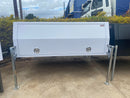 STAFFORD INDUSTRIAL CANOPY 2400X860X1780 WHITE 3MM 3 DOORS