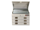 STAFFORD INDUSTRIAL TC700 SERIES 3 DRAWER ANGLE WHITE TOOL BOX