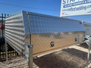 STAFFORD INDUSTRIAL CANOPY 2400X1000X1780MM CHECKER PLATE 3MM 3 DOORS