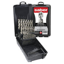Saber 29 Piece HSS Bright Finish Jobber Drill Set in ABS Pla